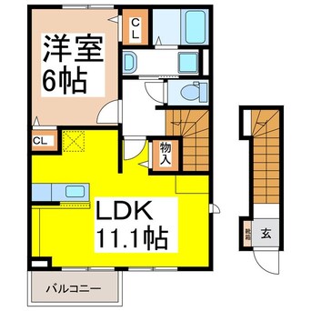 間取図 サンフラワー　B