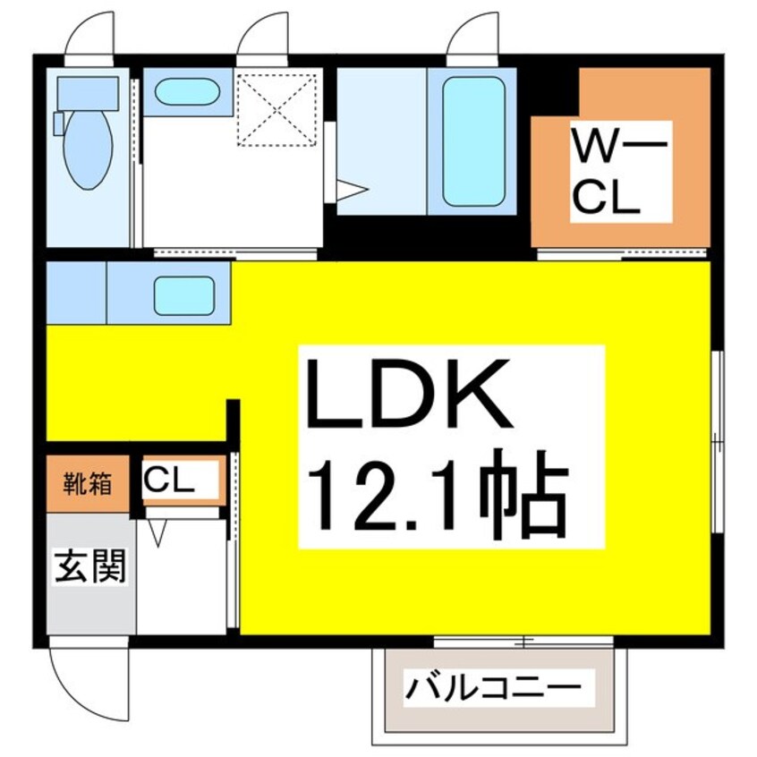 間取図 パティオ青木島　A棟