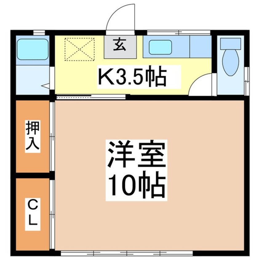 間取図 ミニヨンハイツ