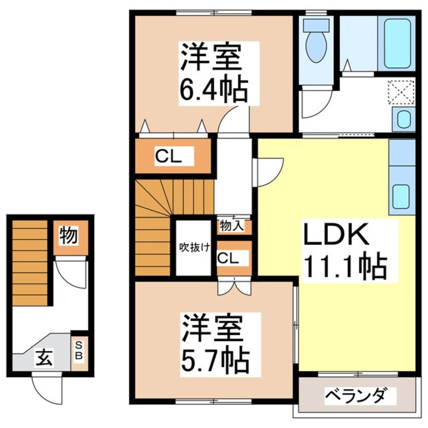 間取図 如月荘