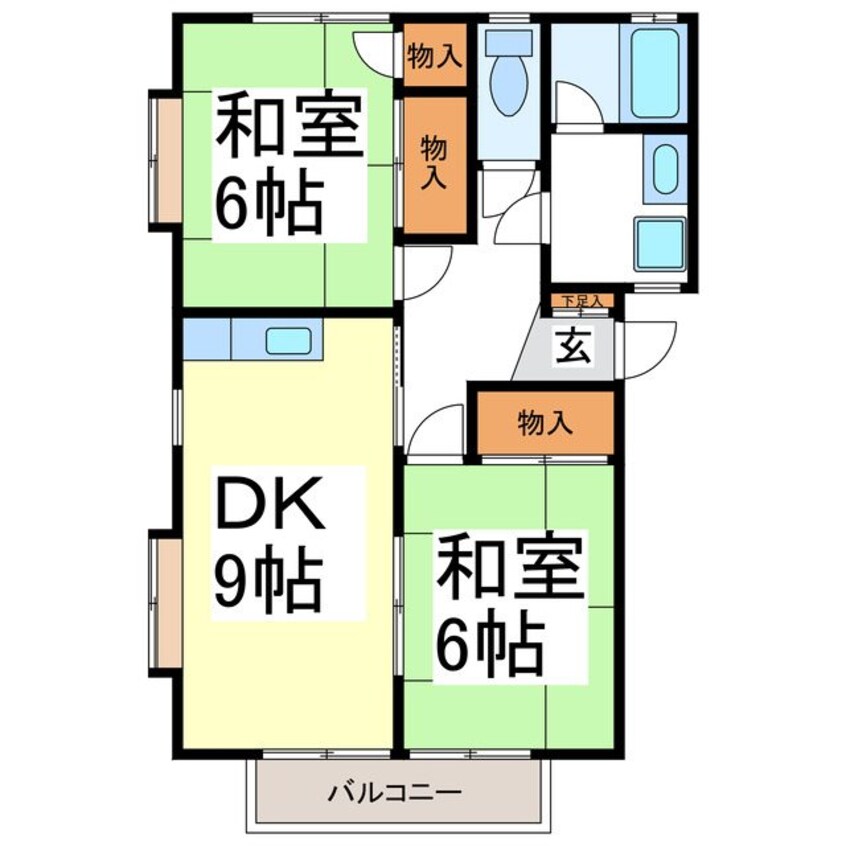 間取図 サンハイツ綱島