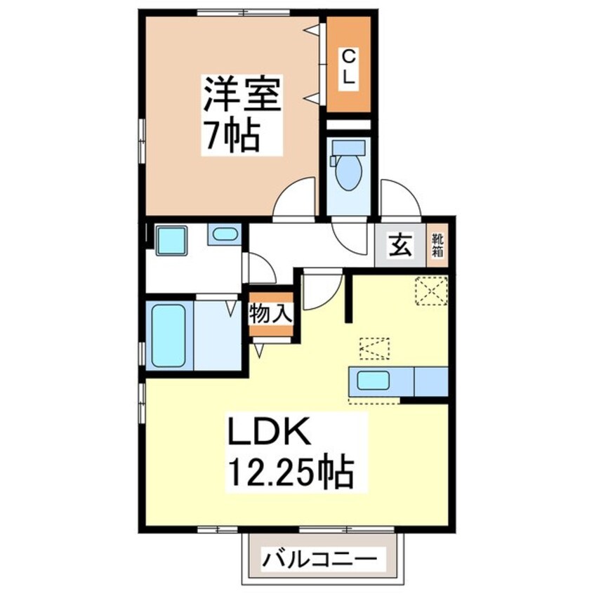 間取図 メゾン・パストラールB