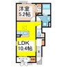 ボイジャー 1LDKの間取り