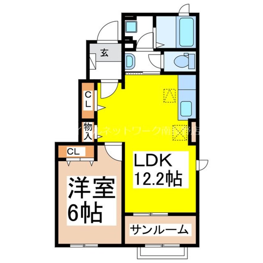 間取図 ルディアあざみ