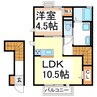 セ・パルレあらい 1LDKの間取り