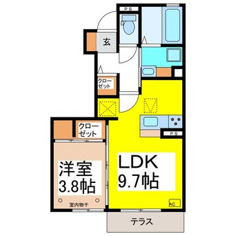 間取図 ウッドランド　A