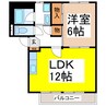 サープラスアベニール 1LDKの間取り