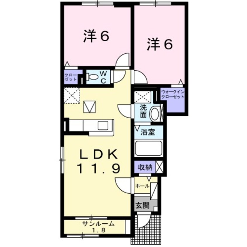 間取図 フォルトゥーナN