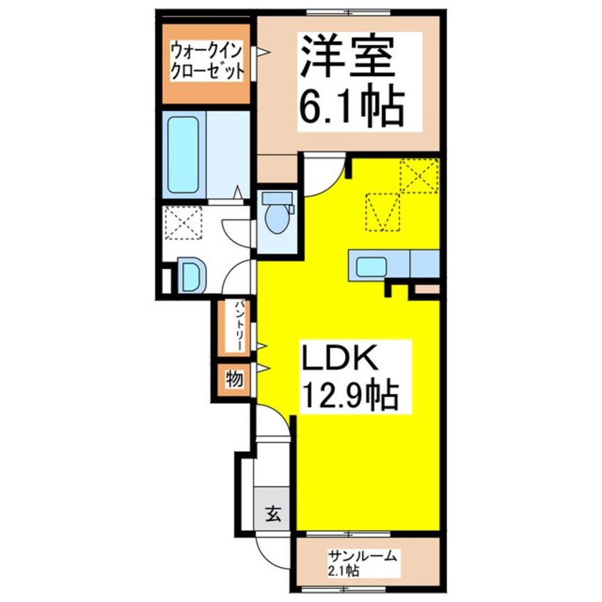 間取図 プランドールI