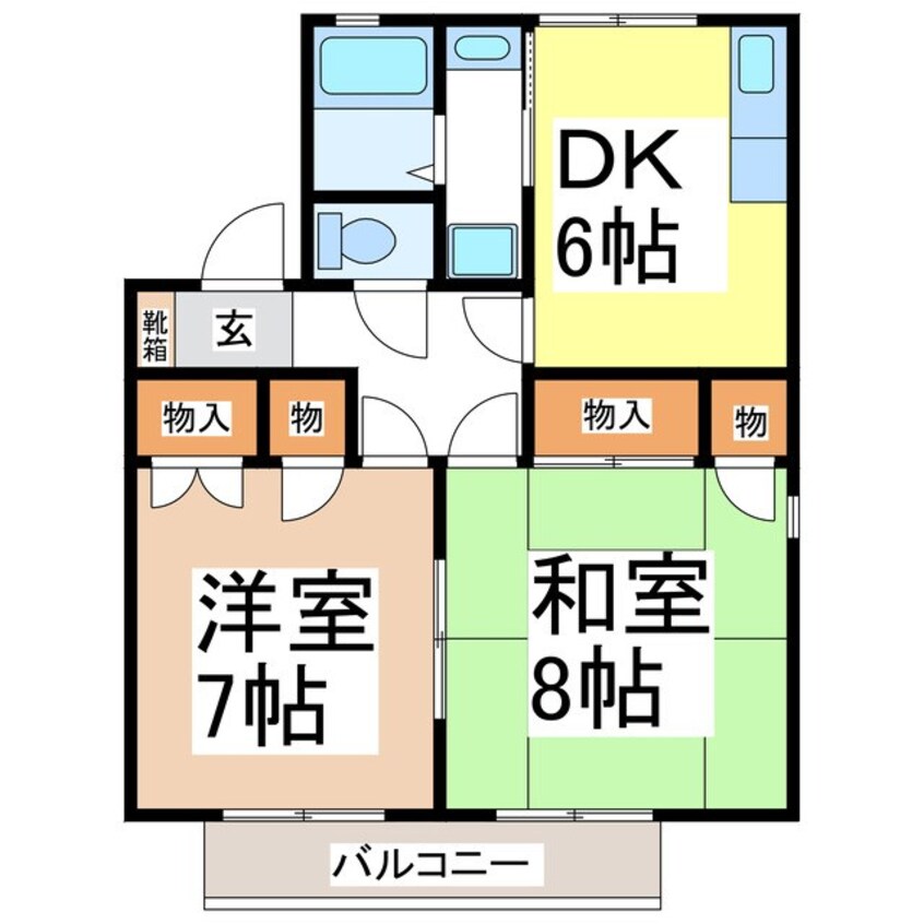 間取図 エスポワール伊藤Ｄ棟