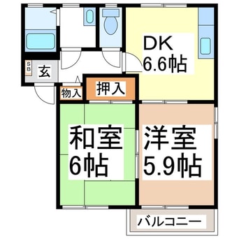 間取図 Maison des BOIS B