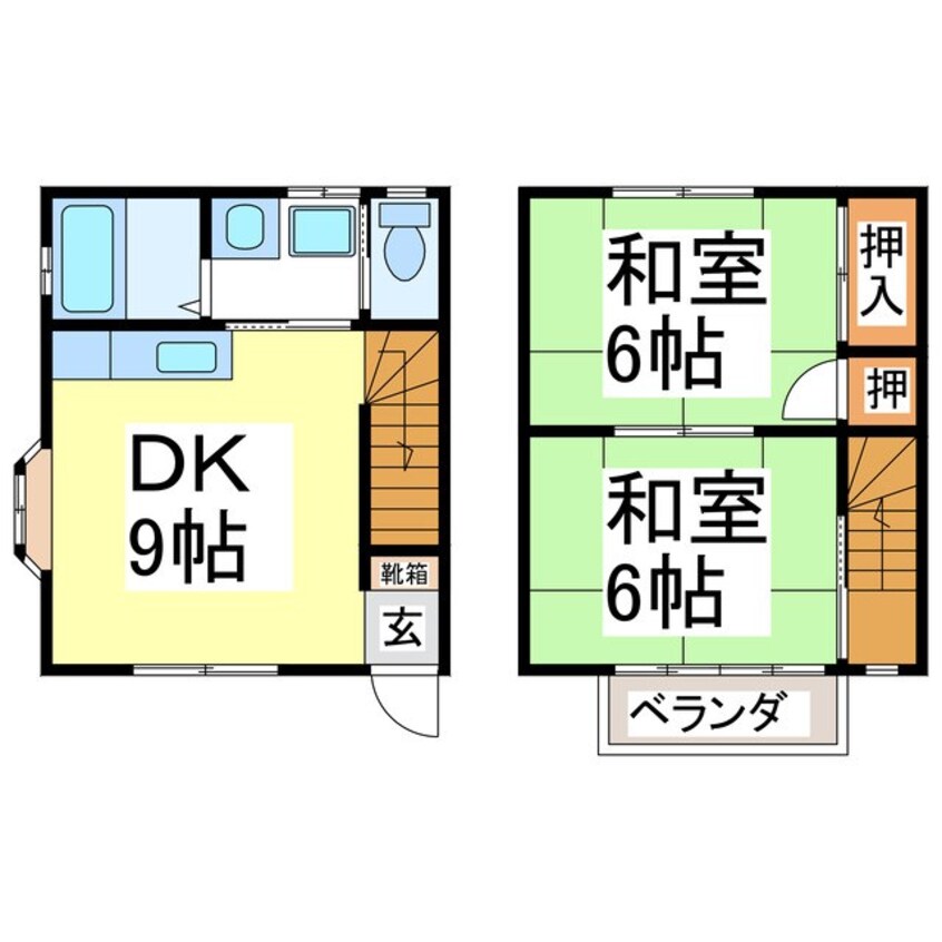 間取図 ハイツ花