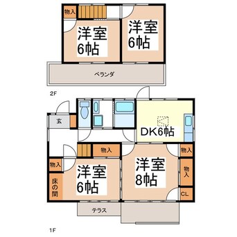 間取図 屋代北戸建