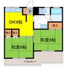 アシスト長野マンション5-II 2DKの間取り