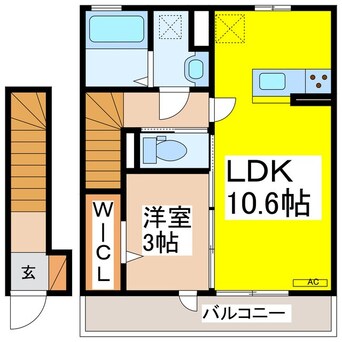 間取図 ローズコート青木島II