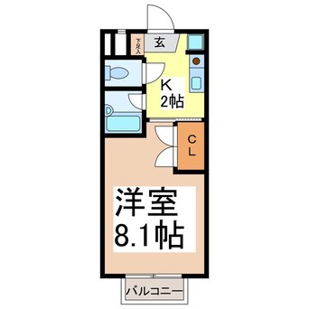 間取図 ハイツウノメII