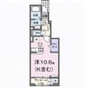 ルーセンス 1Rの間取り