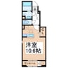 ルーセンス 1Rの間取り