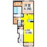 プチ　ボヌール 1LDKの間取り