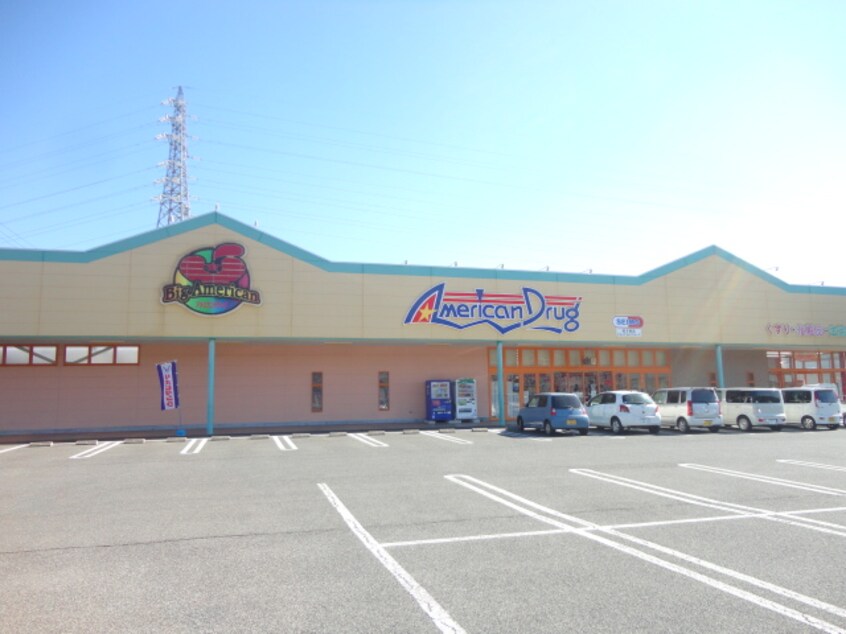 ｱﾒﾘｶﾝﾄﾞﾗｯｸﾞ ｱｸﾞﾘ篠ﾉ井店(ドラッグストア)まで1239m Bright　Garden 新井