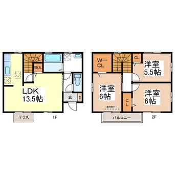 間取図 Dｒｅａｍ　Ｈｉｒｏ　C