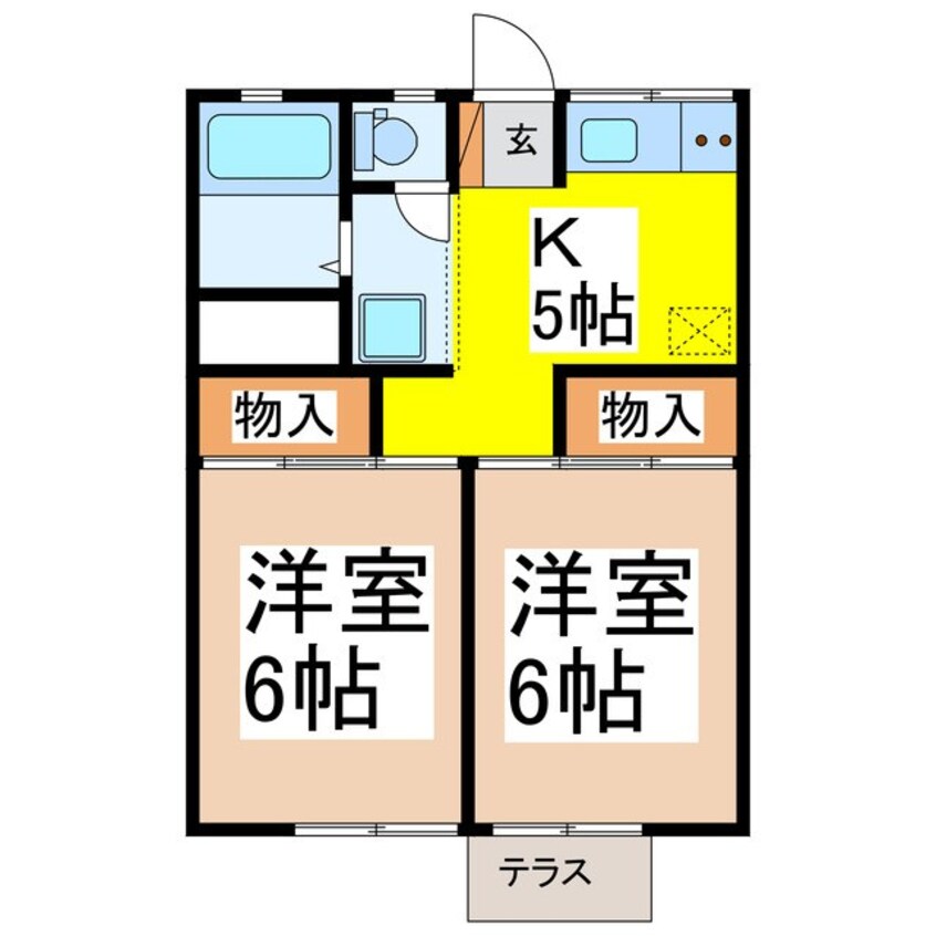 間取図 メゾン青木島　東館