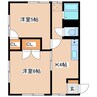 ＯＴＥ蟻ヶ崎台 2Kの間取り