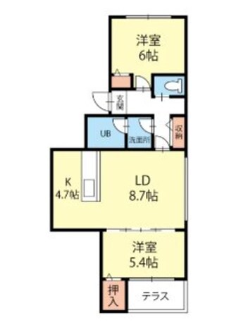 間取図 メロディ松原