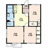 篠ノ井線/松本駅 徒歩16分 2階 築38年 3DKの間取り