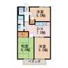 大糸線/北松本駅 徒歩32分 2階 築30年 3DKの間取り