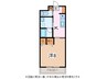 サンシルク21 1Kの間取り