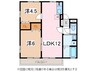 シティハイムナガタIII 2LDKの間取り
