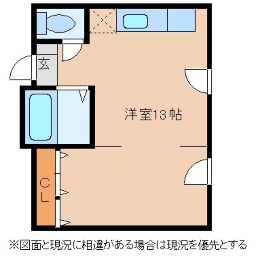 間取図 篠ノ井線/松本駅 徒歩8分 3階 築25年