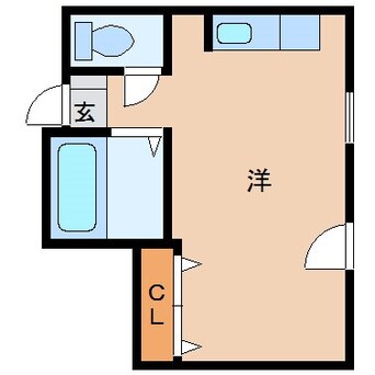 間取図 篠ノ井線/松本駅 徒歩8分 3階 築25年