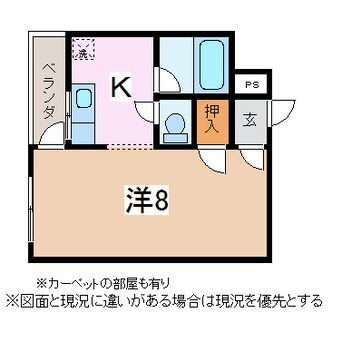 間取図 篠ノ井線/松本駅 徒歩5分 4階 築27年