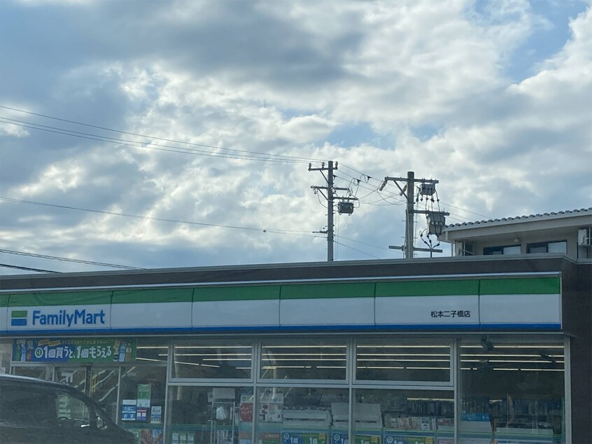 ﾌｧﾐﾘｰﾏｰﾄ 松本二子橋店(コンビニ)まで55m 篠ノ井線/村井駅 徒歩31分 3階 築18年