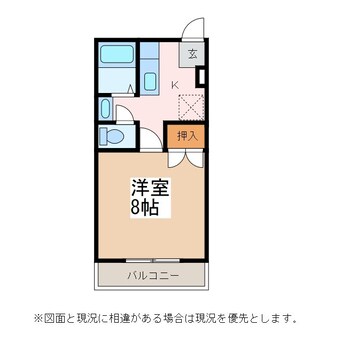 間取図 郵ハイツ平田