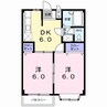 篠ノ井線/松本駅 バス:20分:停歩3分 2階 築30年 2DKの間取り