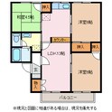 グラースノザワの間取図