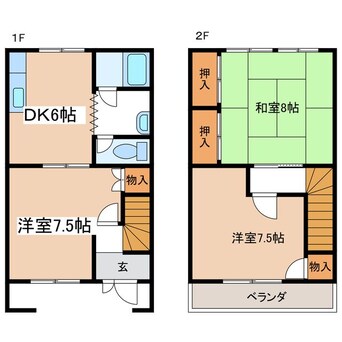 間取図 サンメゾンK　B棟
