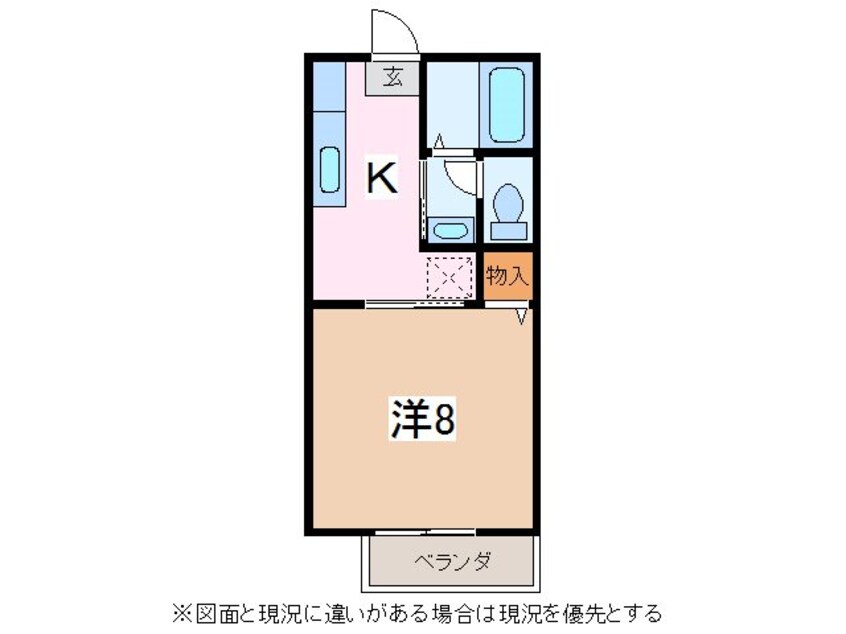 間取図 篠ノ井線/平田駅 徒歩48分 1階 築23年