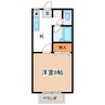 篠ノ井線/松本駅 バス:7分:停歩1分 2階 築35年 1Kの間取り