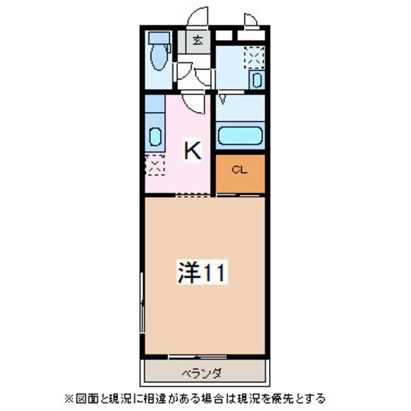 間取図 篠ノ井線/平田駅 徒歩35分 1階 築15年