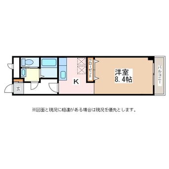 間取図 篠ノ井線/松本駅 徒歩5分 3階 築10年