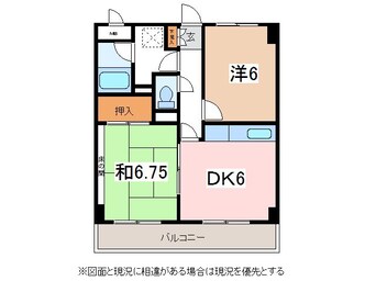 間取図 大糸線/北松本駅 徒歩3分 2階 築27年