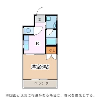 間取図 大糸線/北松本駅 徒歩27分 1階 築39年