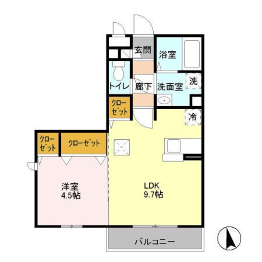 間取図 レジデンスMIYAMOTO