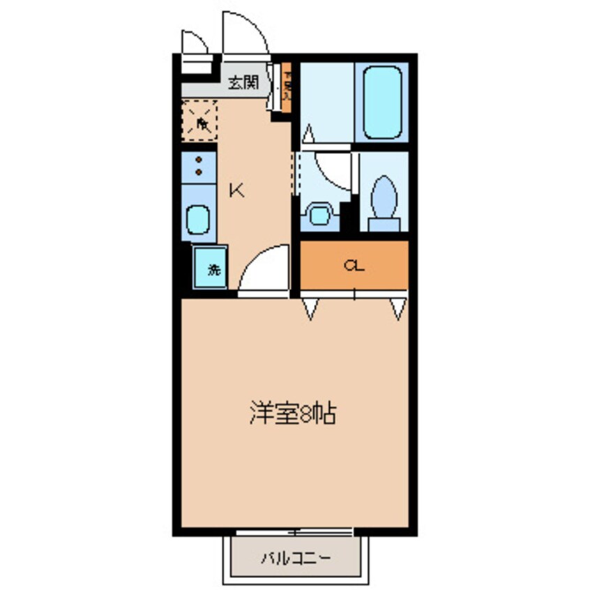 間取図 エクセレントタウン・村井Ａ