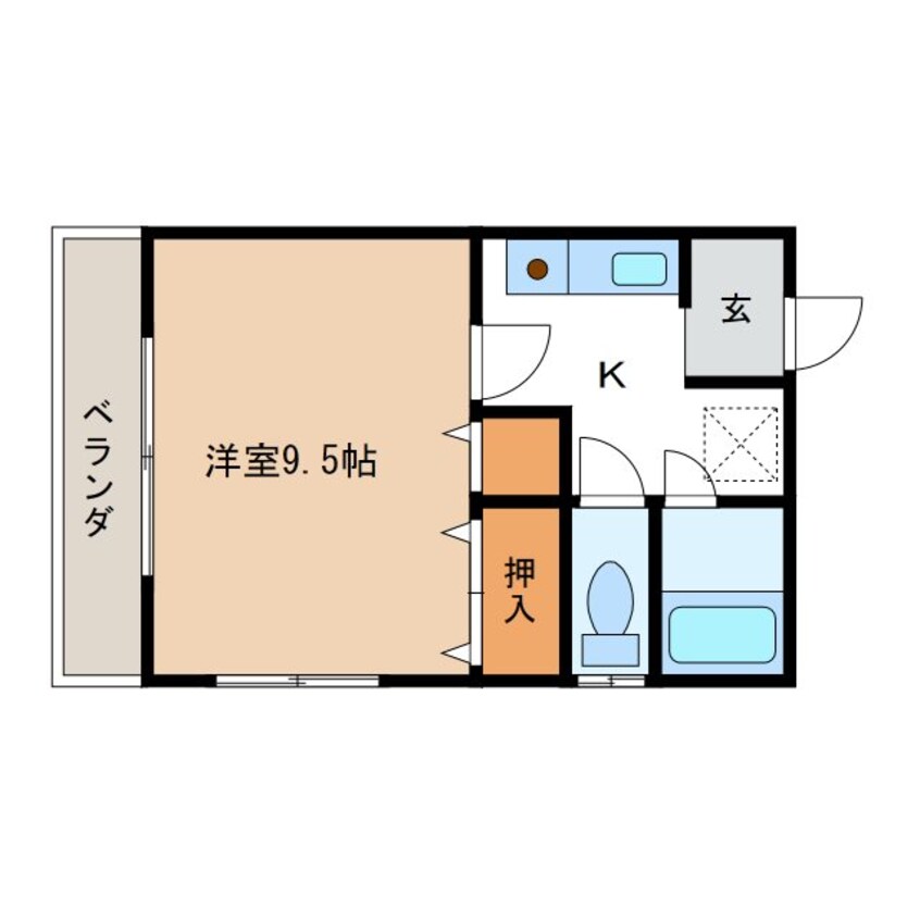 間取図 ヴィラ滝沢　元町