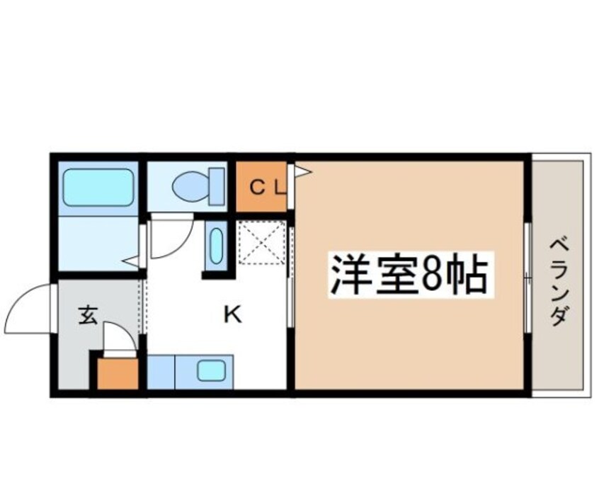 間取図 大糸線/島高松駅 徒歩3分 2階 築22年